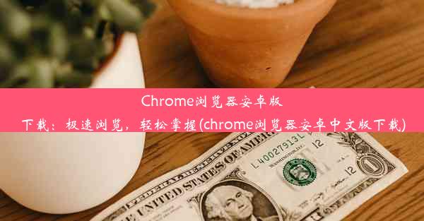 Chrome浏览器安卓版下载：极速浏览，轻松掌握(chrome浏览器安卓中文版下载)