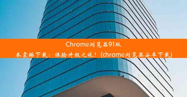 Chrome浏览器91版本震撼下载：体验升级之旅！(chrome浏览器安卓下载)