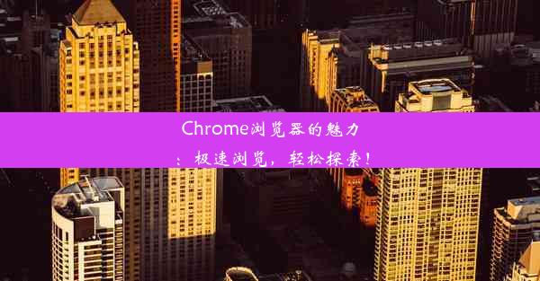 Chrome浏览器的魅力：极速浏览，轻松探索！