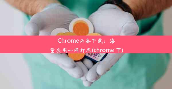 Chrome必备下载：海量应用一网打尽(chrome 下)