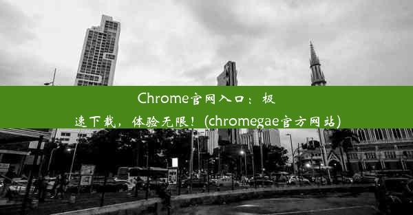 Chrome官网入口：极速下载，体验无限！(chromegae官方网站)