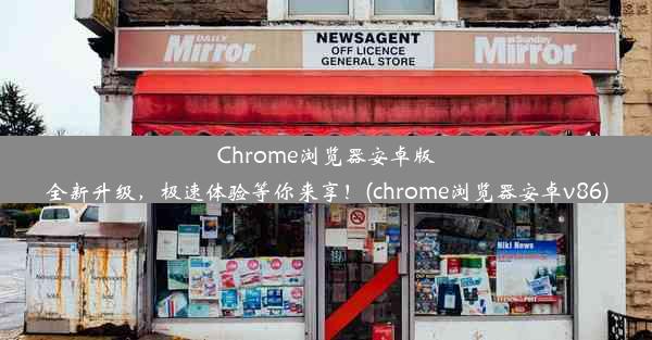 Chrome浏览器安卓版全新升级，极速体验等你来享！(chrome浏览器安卓v86)