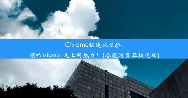 Chrome极速版体验，领略Vivo非凡上网魅力！(谷歌游览器极速版)