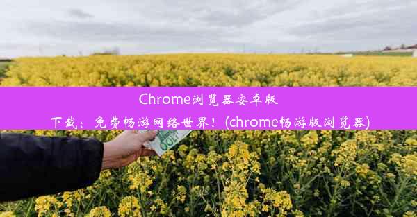 Chrome浏览器安卓版下载：免费畅游网络世界！(chrome畅游版浏览器)