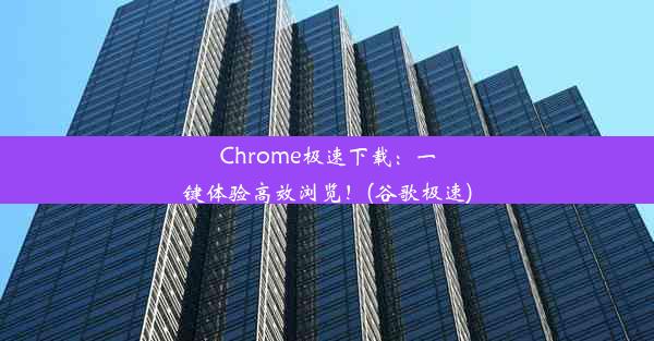 Chrome极速下载：一键体验高效浏览！(谷歌极速)