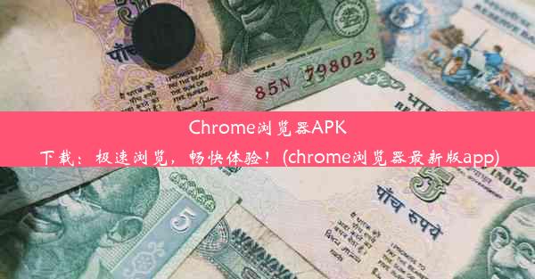 Chrome浏览器APK下载：极速浏览，畅快体验！(chrome浏览器最新版app)