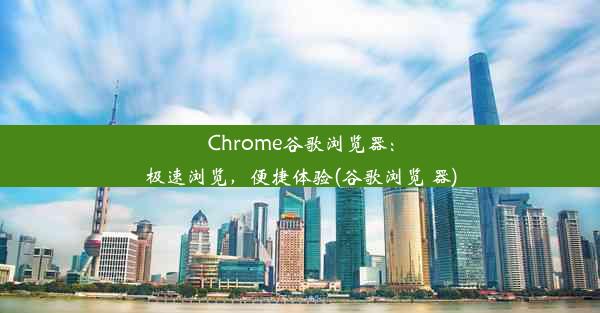 Chrome谷歌浏览器：极速浏览，便捷体验(谷歌浏览 器)