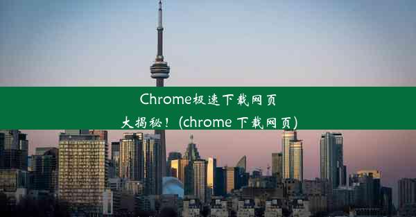 Chrome极速下载网页大揭秘！(chrome 下载网页)