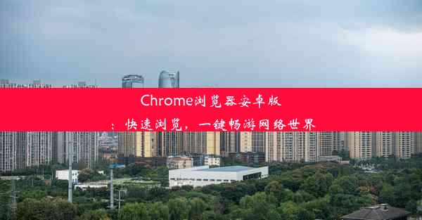 Chrome浏览器安卓版：快速浏览，一键畅游网络世界