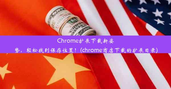 Chrome扩展下载新姿势，轻松找到保存位置！(chrome商店下载的扩展目录)